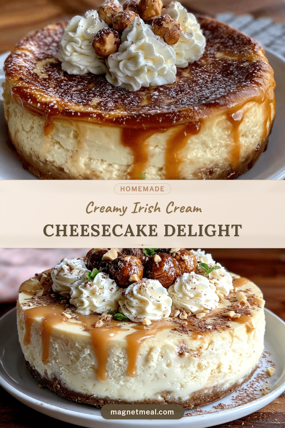 Creamy Irish Cream Cheesecake Delight recipe
