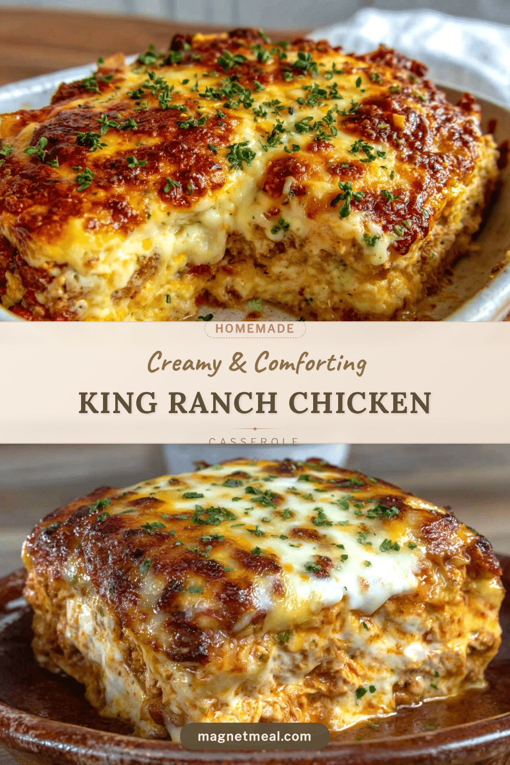creamy king ranch chicken casserole recipe