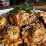 creamy lobster ravioli - featured image