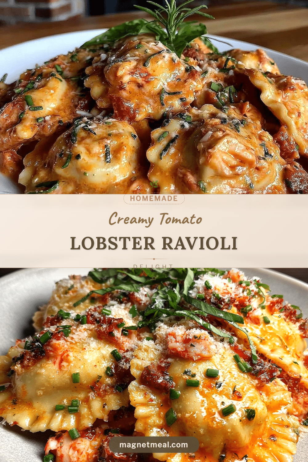 creamy lobster ravioli recipe