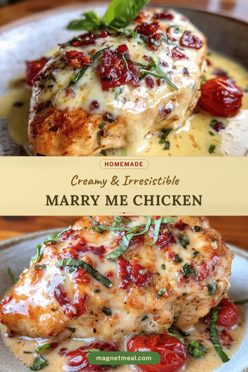 Creamy Marry Me Chicken recipe