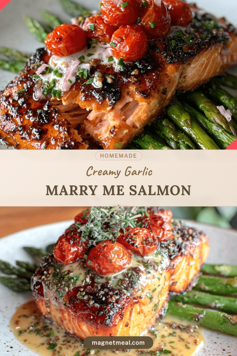Creamy Marry Me Salmon recipe