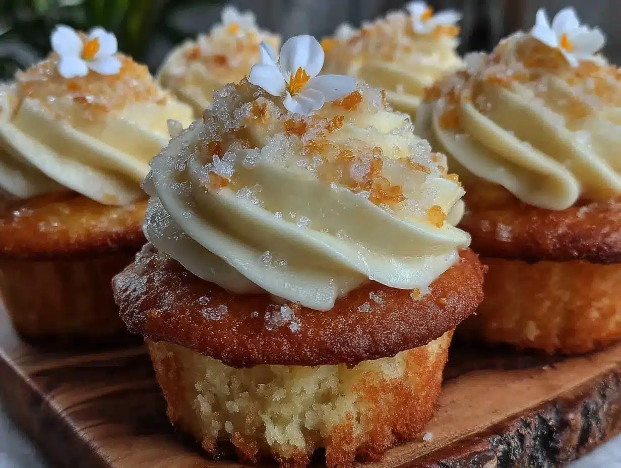 creamy mimosa cupcakes preparation steps