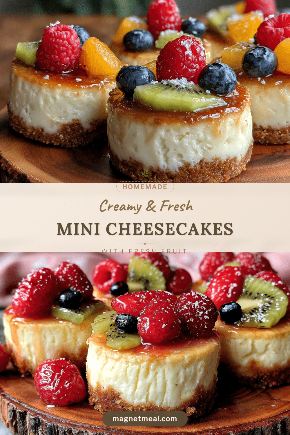 creamy mini cheesecakes recipe