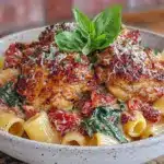 Creamy One-Pot Tuscan Chicken Pasta - featured image