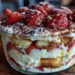 creamy strawberry tiramisu delight - featured image