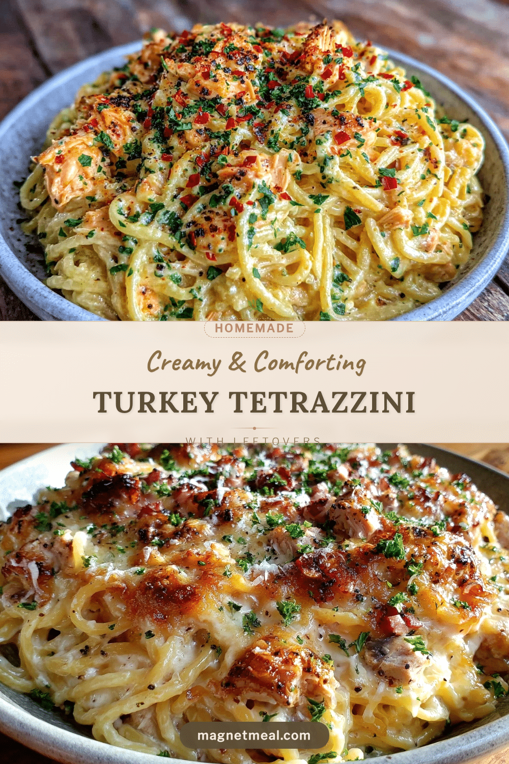 creamy turkey tetrazzini recipe