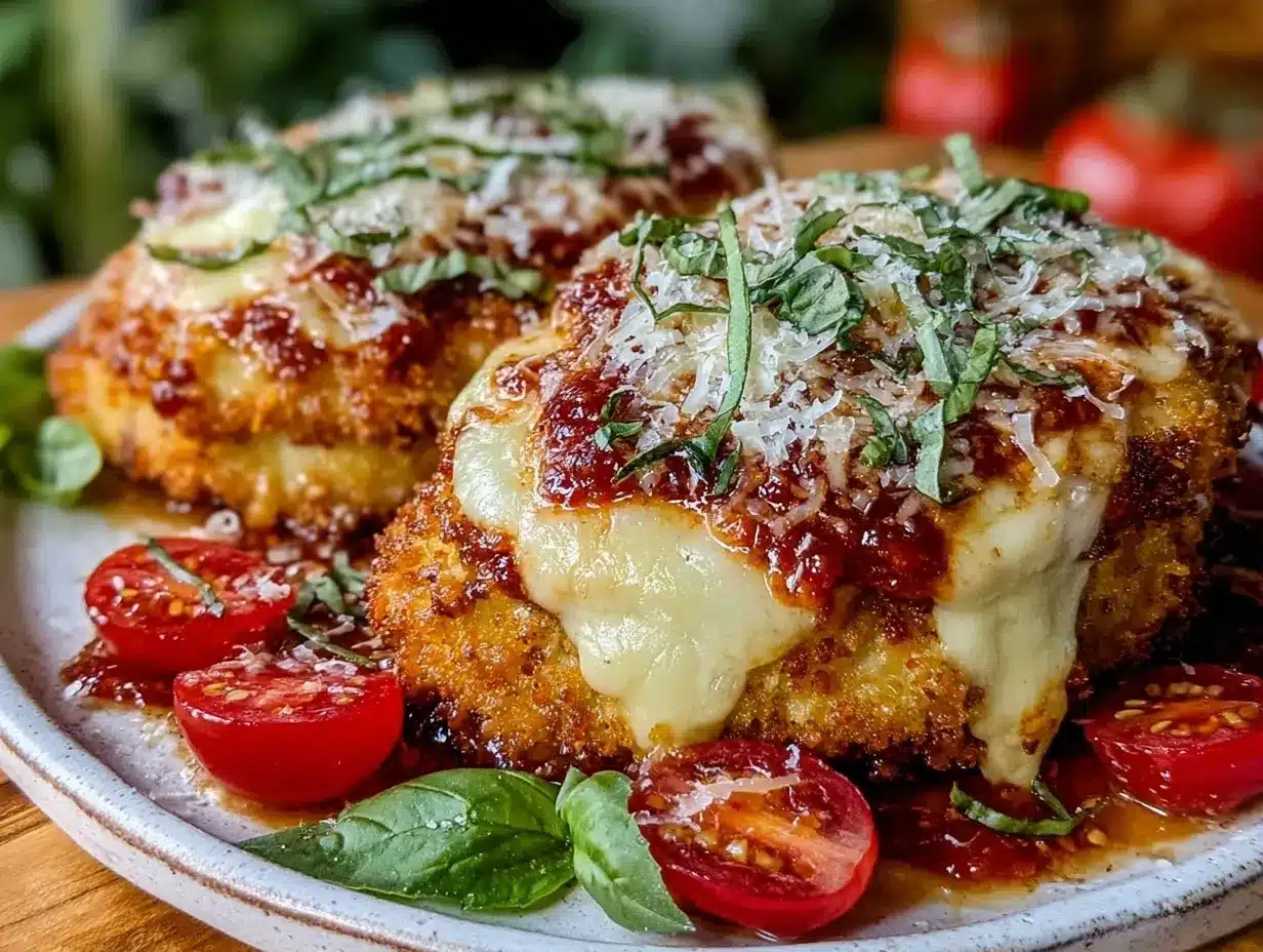 crispy air fryer chicken parmesan preparation steps