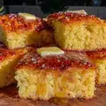 crispy air fryer cornbread - featured image