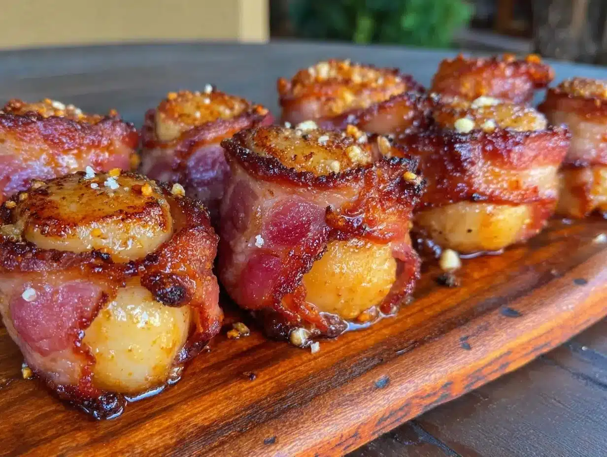 crispy bacon wrapped water chestnuts preparation steps