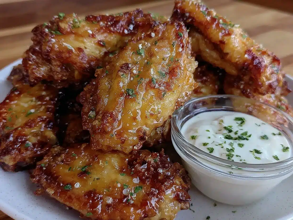 crispy baked wings preparation steps