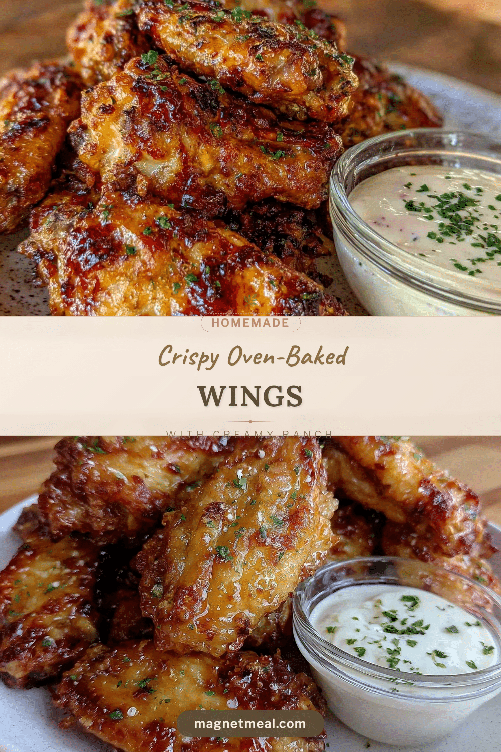 crispy baked wings recipe