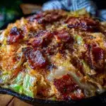 crispy cabbage and bacon skillet - featured image