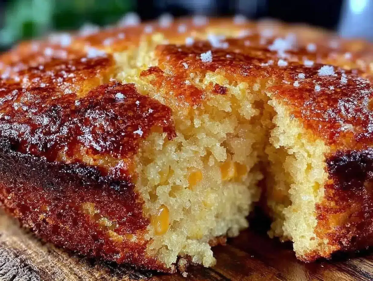 crispy cast iron skillet cornbread preparation steps
