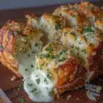 crispy cheese stuffed garlic bread - featured image