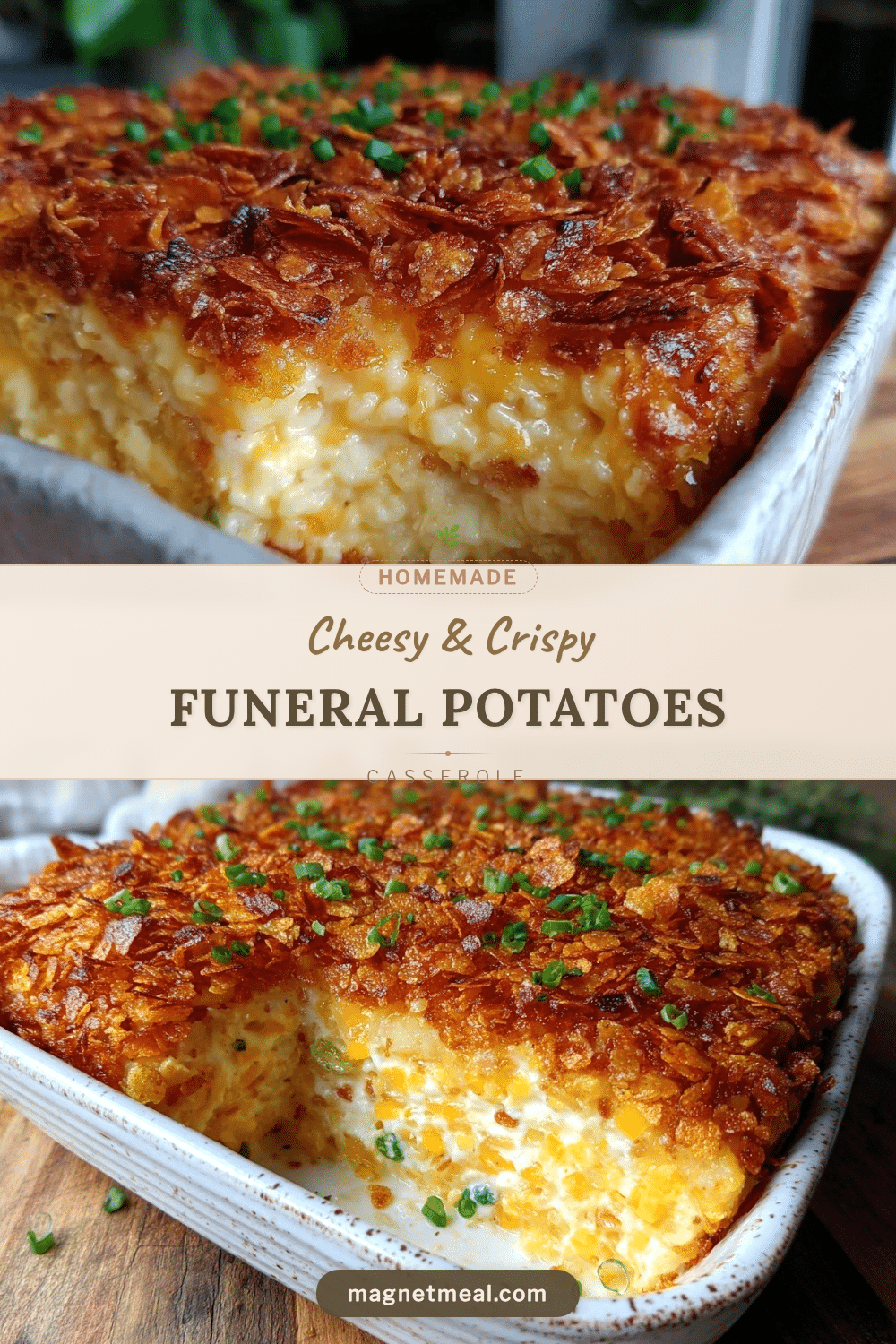 crispy cheesy funeral potatoes casserole recipe