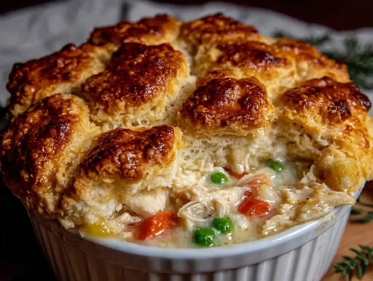 crispy chicken pot pie preparation steps
