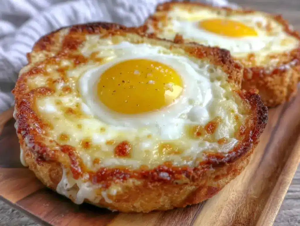 crispy egg in a hole - featured image
