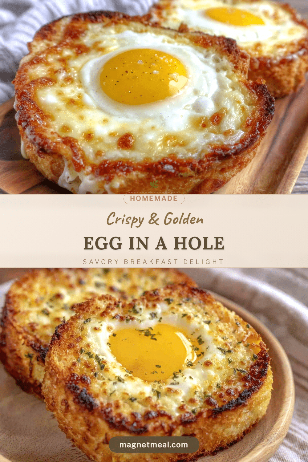 crispy egg in a hole recipe