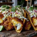 crispy fish tacos - featured image