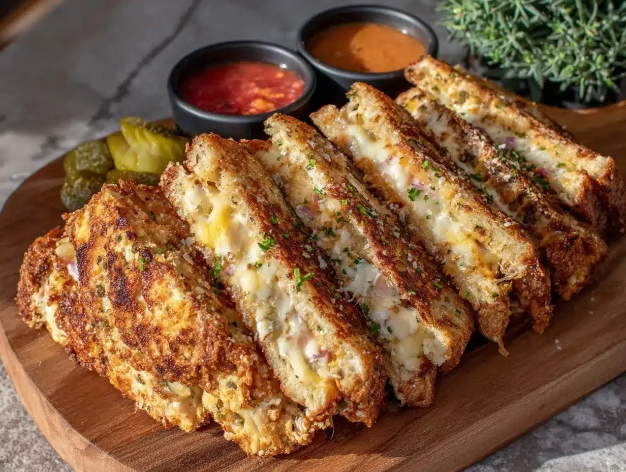 crispy grilled cheese preparation steps