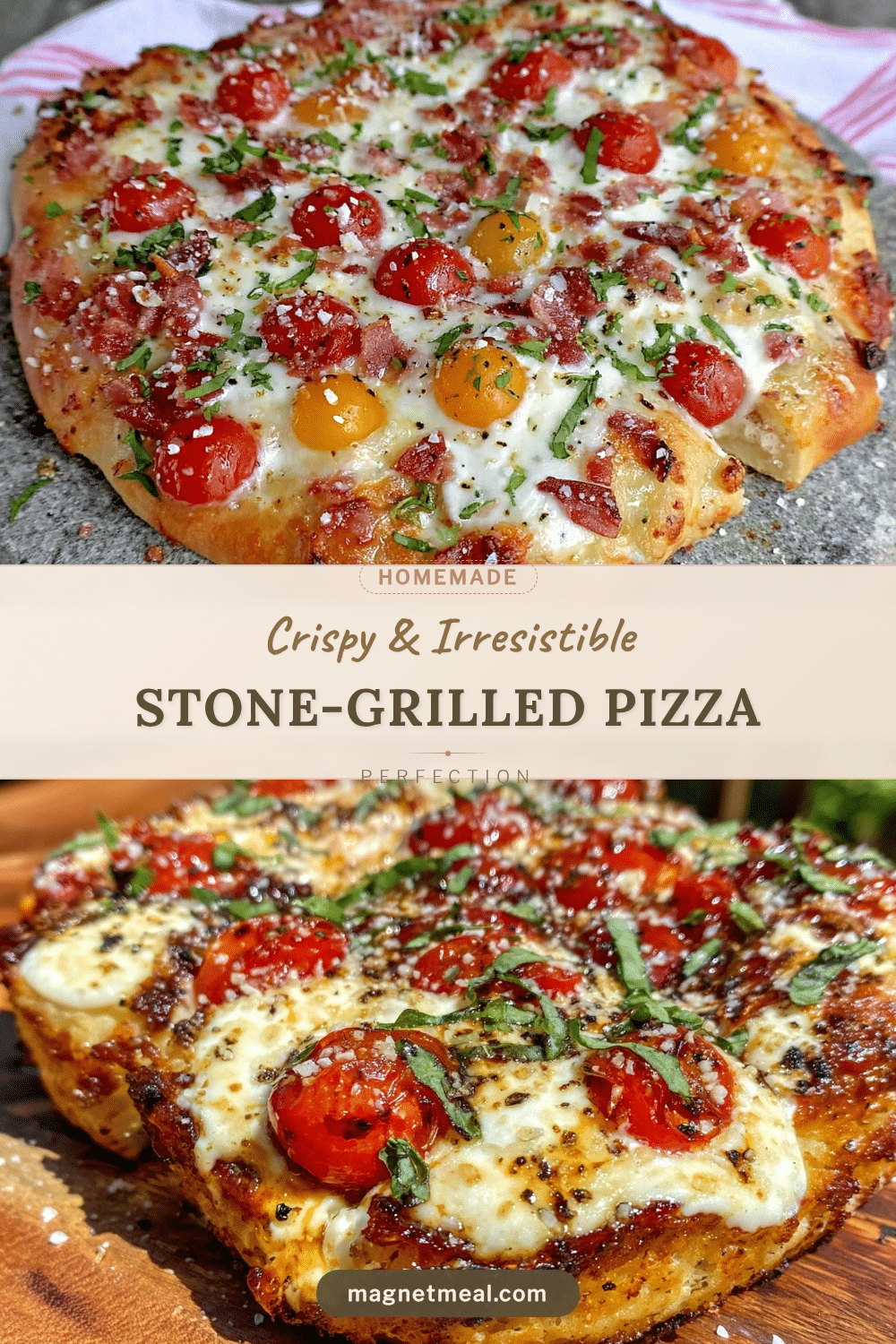 crispy grilled pizza on stone recipe