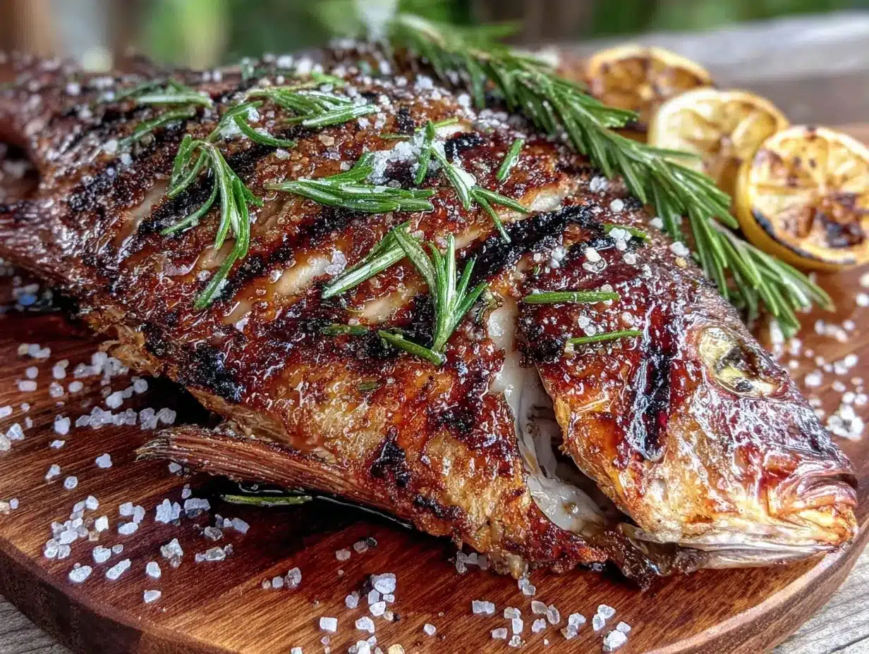crispy grilled whole fish preparation steps