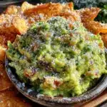crispy guacamole with homemade tortilla chips - featured image