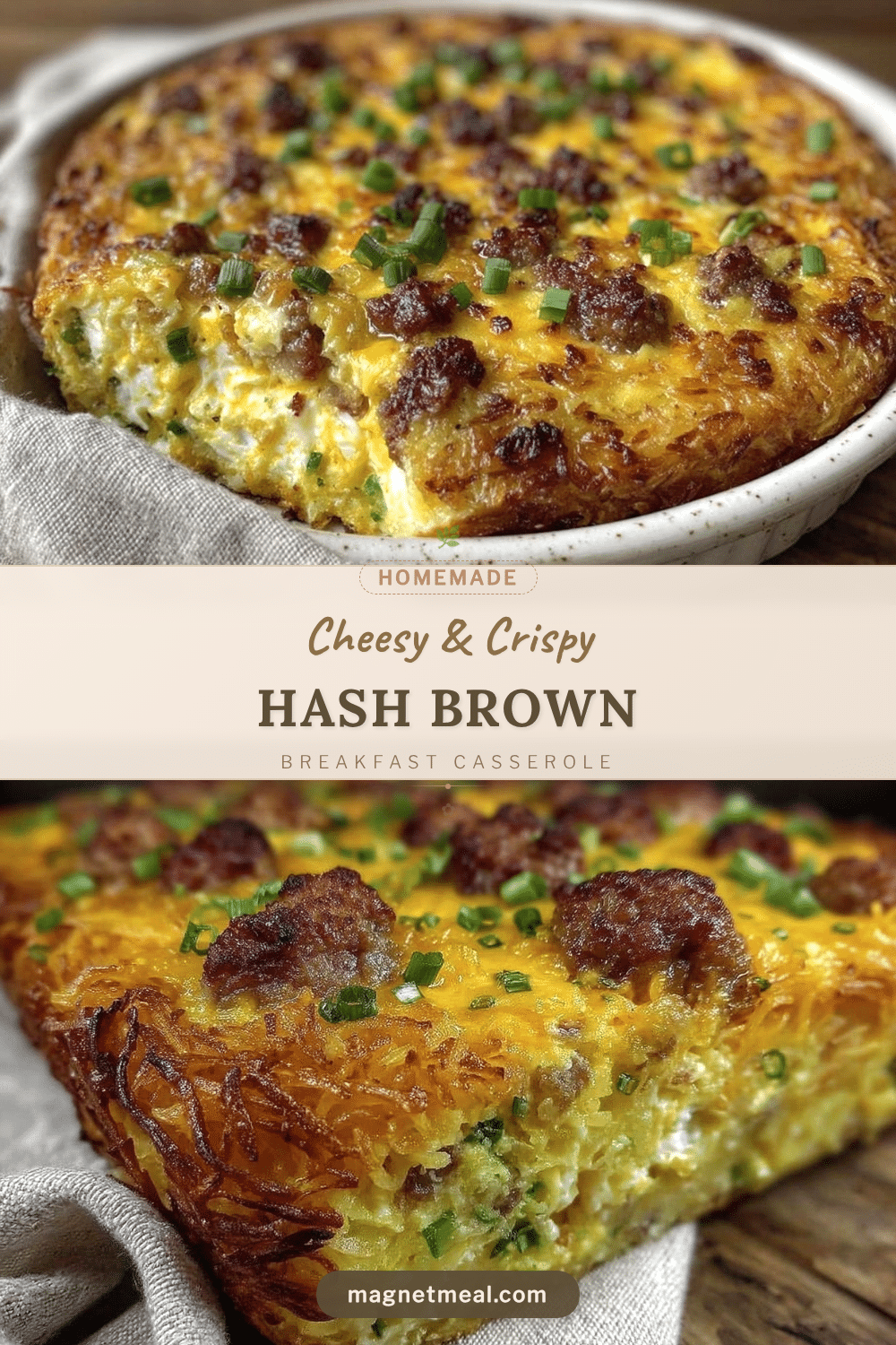 crispy hash brown breakfast casserole recipe