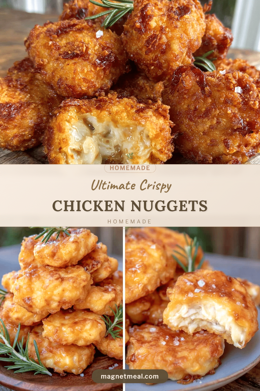 crispy homemade chicken nuggets recipe