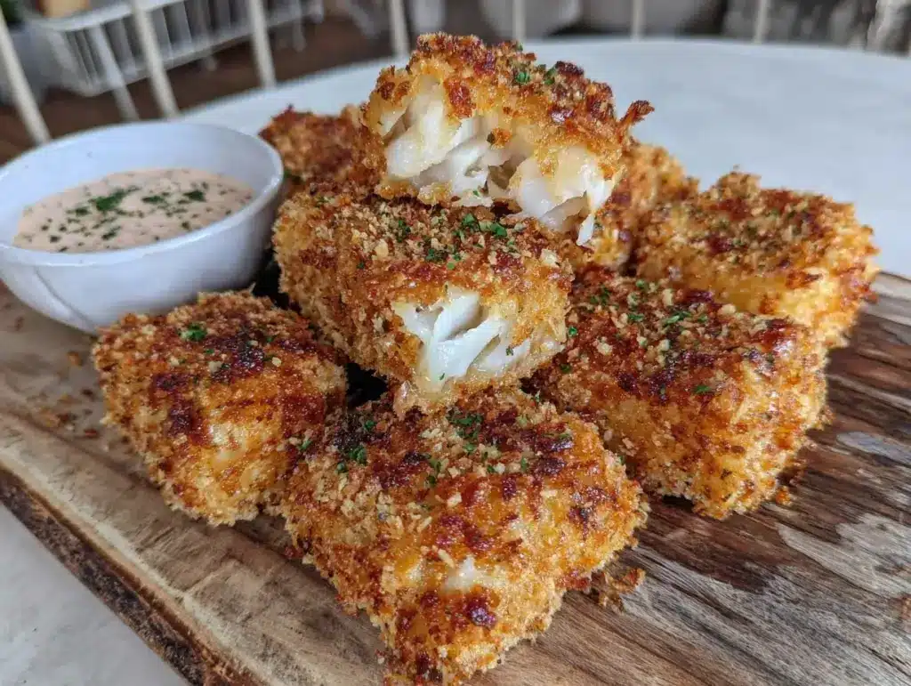 crispy homemade fish sticks - featured image