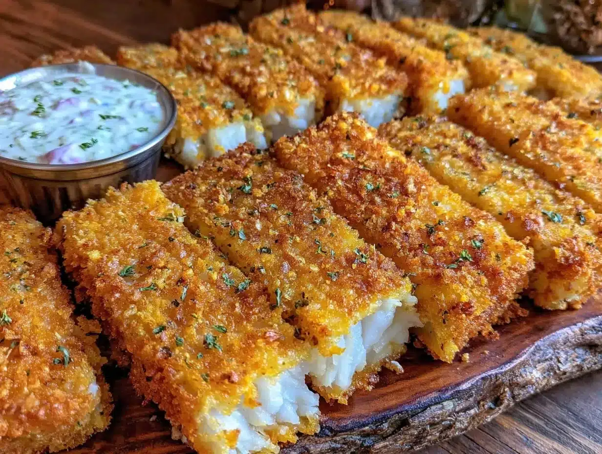 crispy homemade fish sticks preparation steps