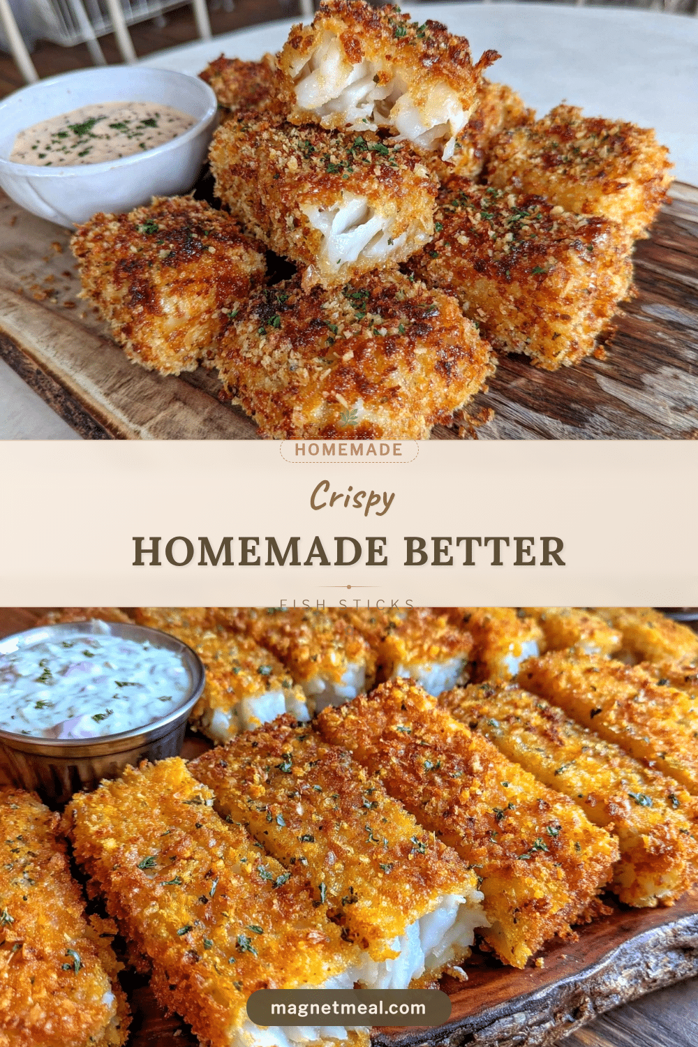 crispy homemade fish sticks recipe
