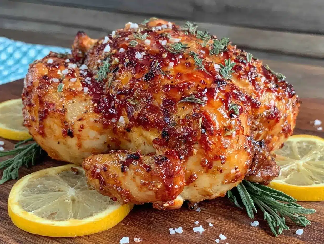 crispy lemon thyme roasted chicken preparation steps