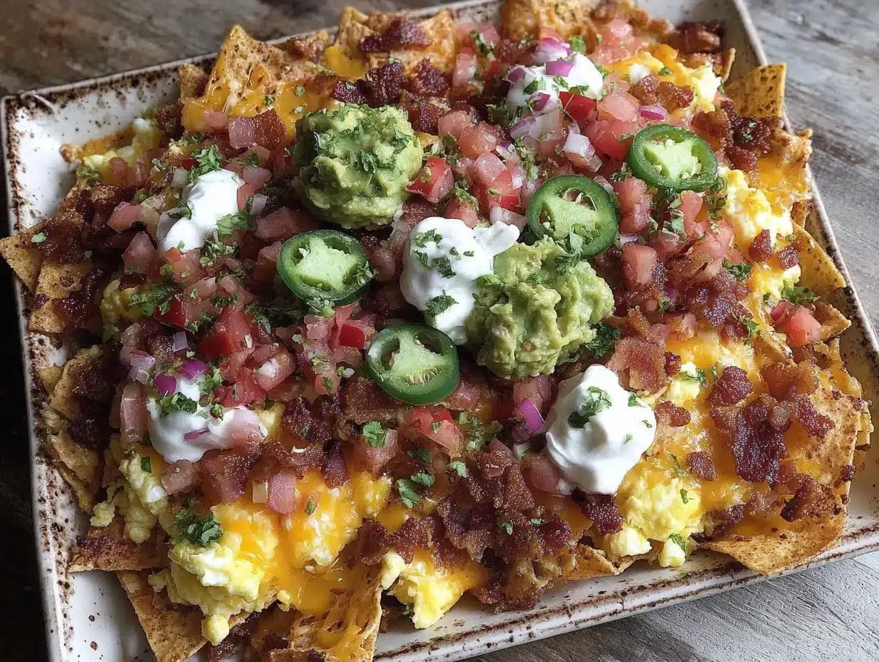 crispy loaded breakfast nachos supreme preparation steps