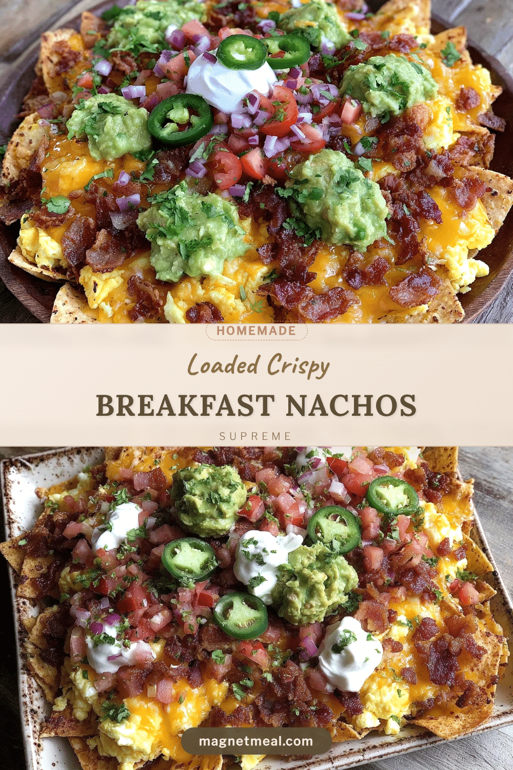 crispy loaded breakfast nachos supreme recipe