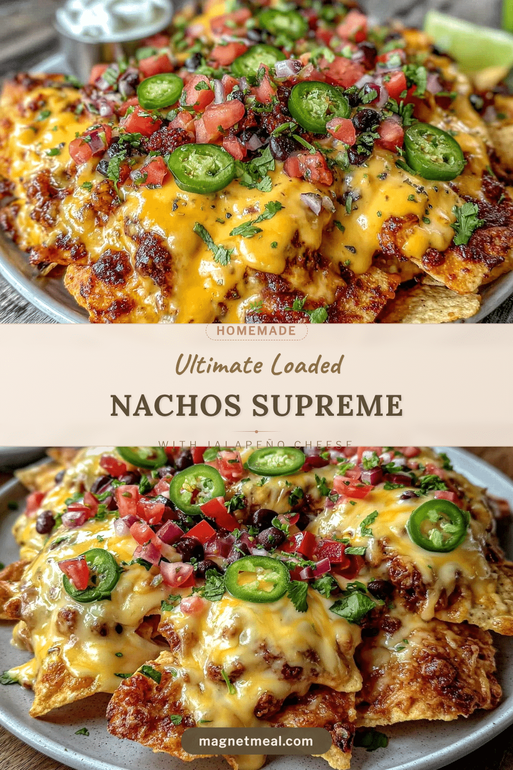 Crispy Loaded Nachos Supreme recipe