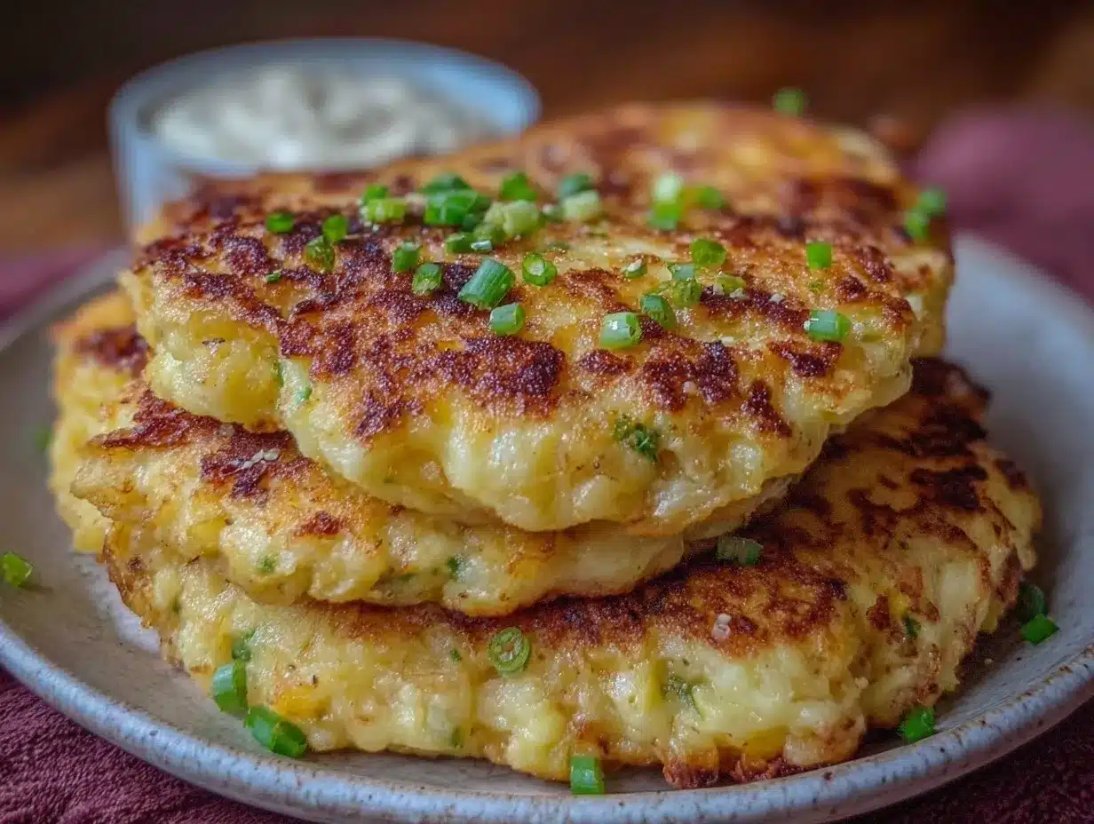 crispy mashed potato pancakes preparation steps