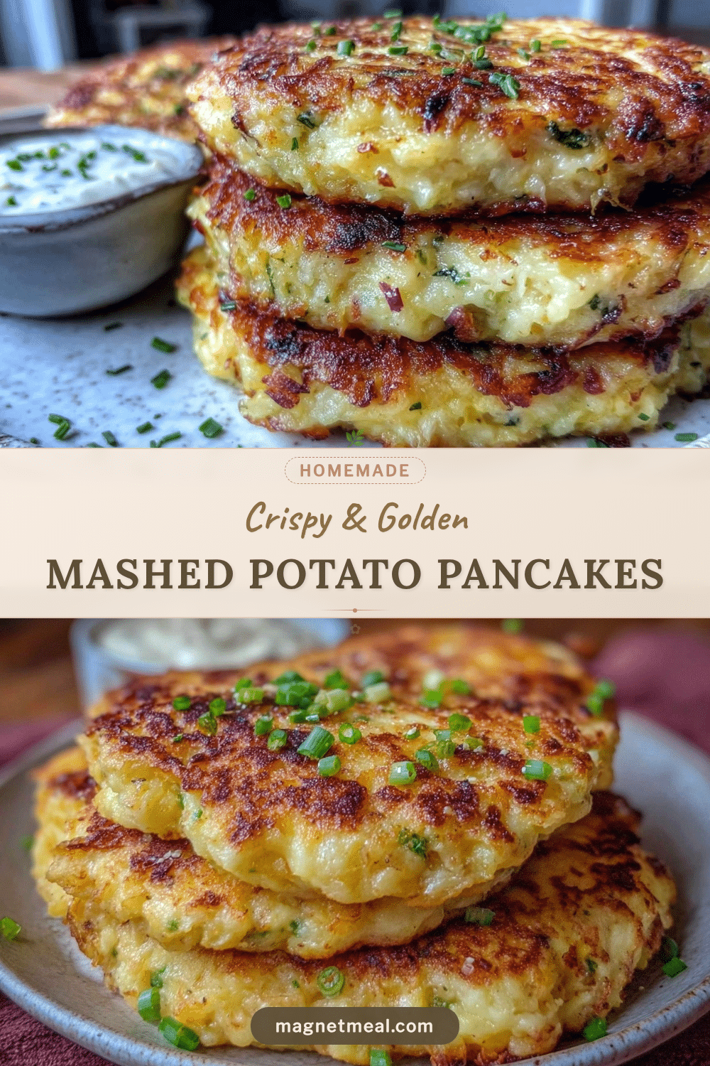crispy mashed potato pancakes recipe