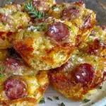 crispy mini corn dog muffins - featured image