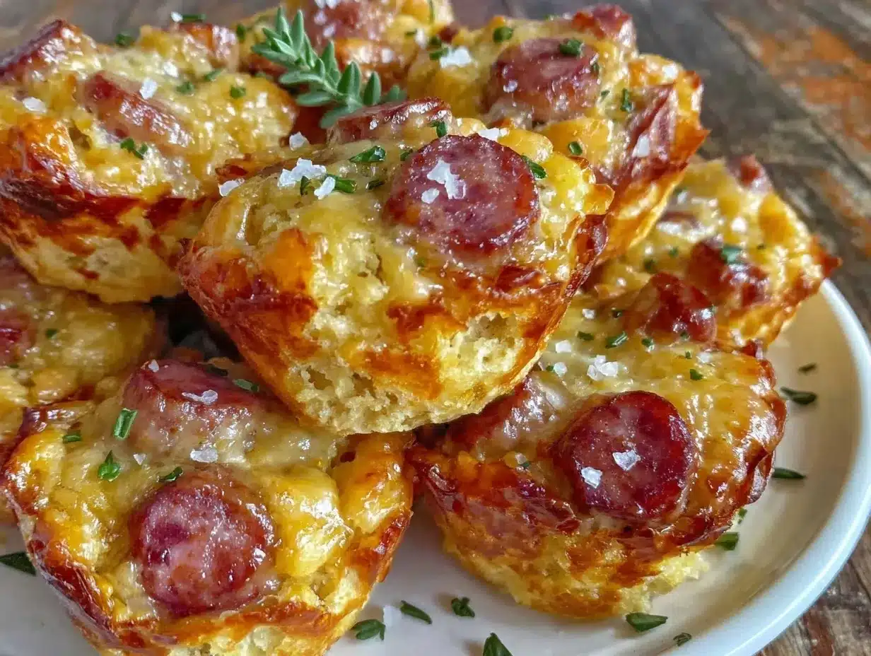 crispy mini corn dog muffins preparation steps