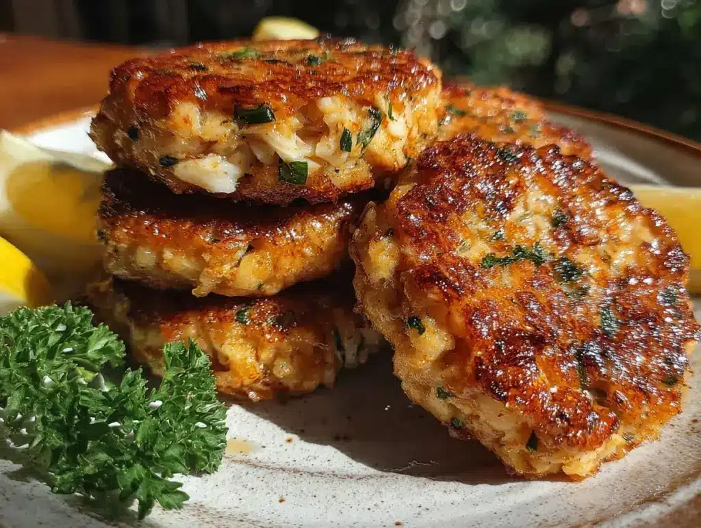 crispy mini crab cakes recipe - featured image
