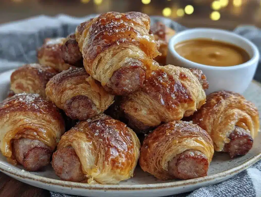 crispy pigs in a blanket recipe - featured image