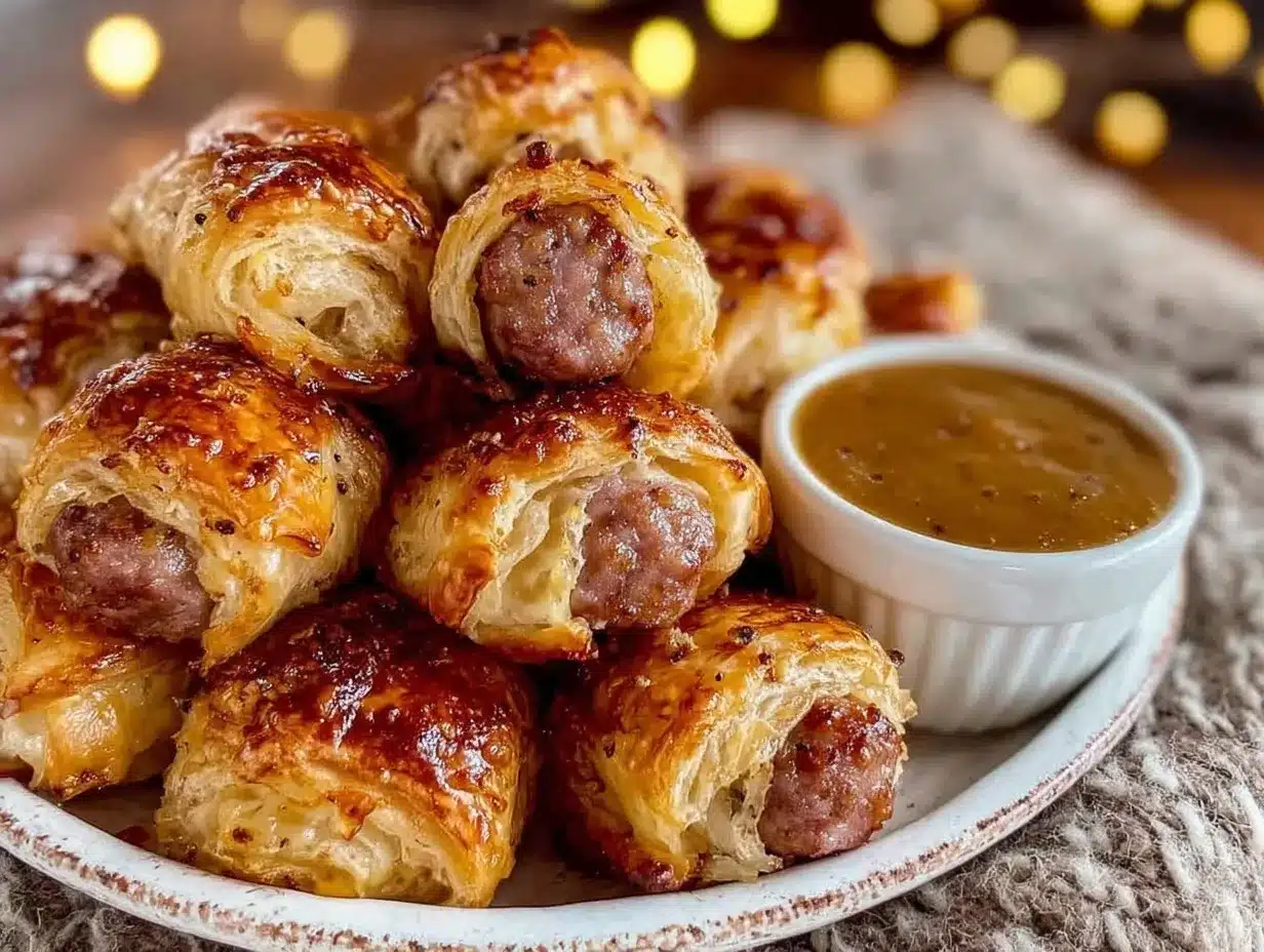 crispy pigs in a blanket recipe preparation steps