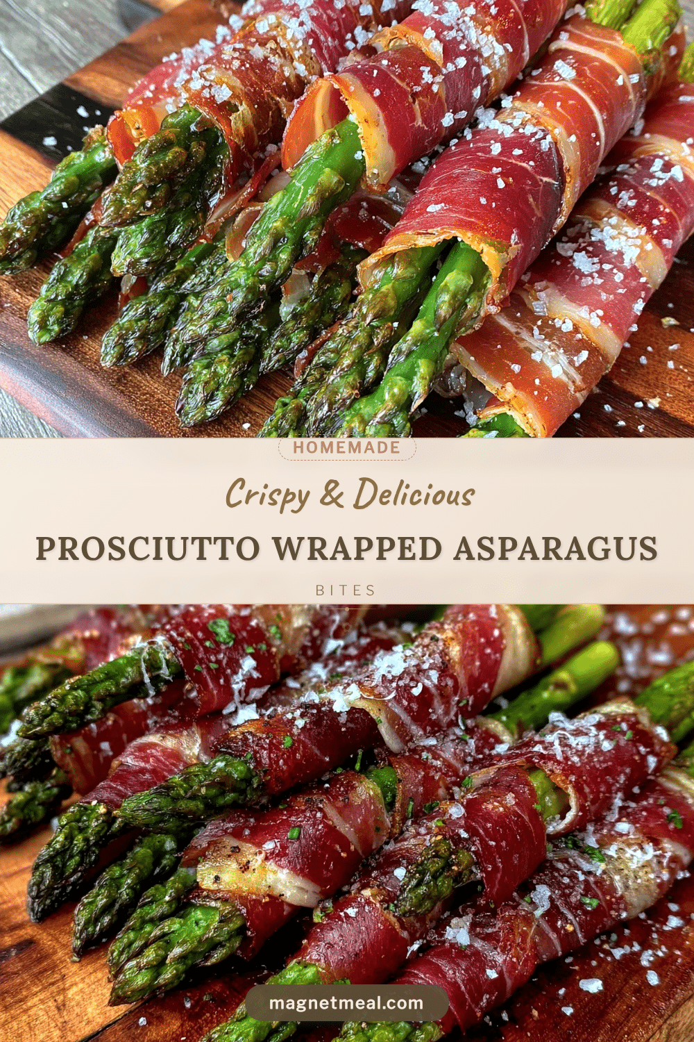 crispy prosciutto wrapped asparagus bites recipe