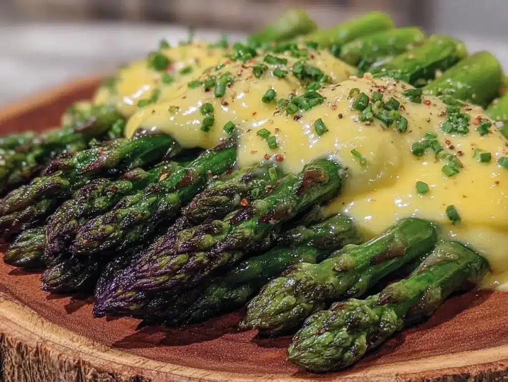 crispy roasted asparagus - featured image