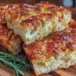 crispy rosemary focaccia bread - featured image
