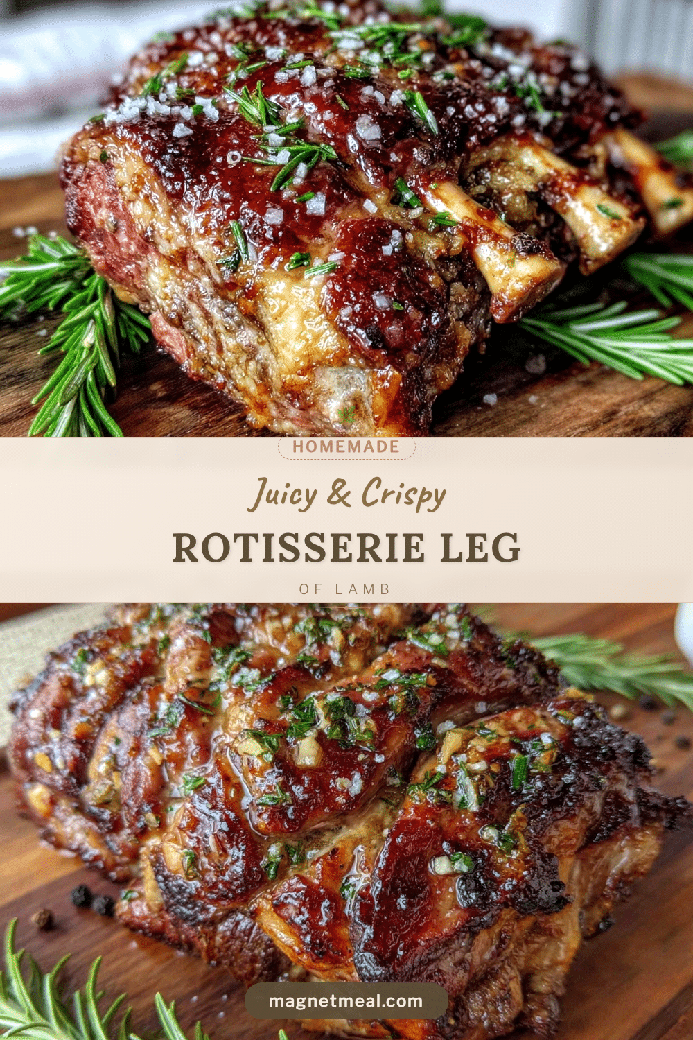 crispy rotisserie leg of lamb recipe