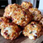 crispy sausage cheese balls - featured image