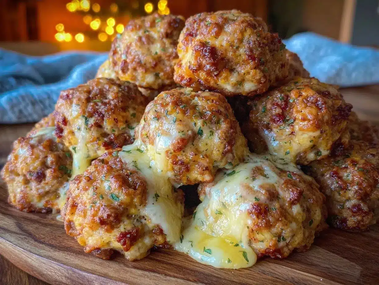 crispy sausage cheese balls preparation steps